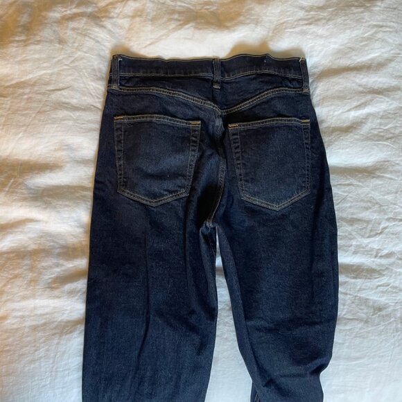 Gap High Rise '90s Loose Jeans - Dark Blue Indigo - Picture 5 of 7